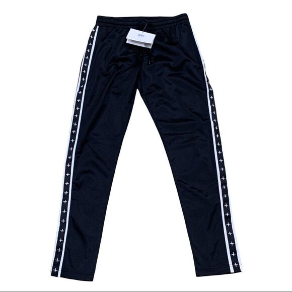 NWT S2 Sports Track Walking Pants Full Length Black Womens Sz M - Picture 1 of 10